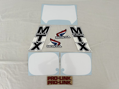 Honda mtx noir stickers - 50,