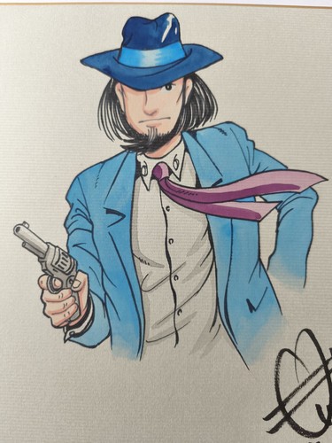 Shikishi original lupin monkey - shikishi,