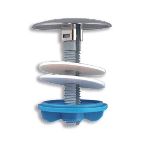 Bouchon couvre trou chrome - bouchon, couvre-trou
