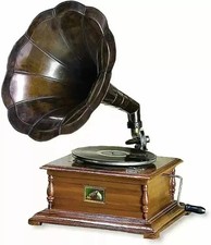 Ancien phonographe fonctionnel