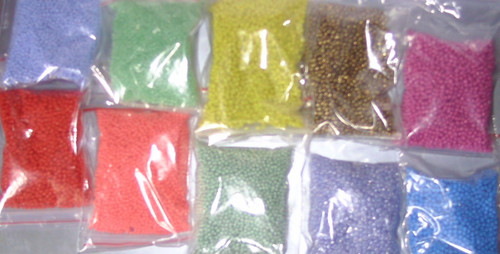 Perles rocaille 500g - de, :