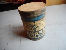 BOITE RONDE BLEU  EN TOLE