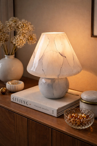 Lampe champignon murano - champignon,