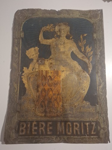 Moritz plaque publicitaire - moritz,