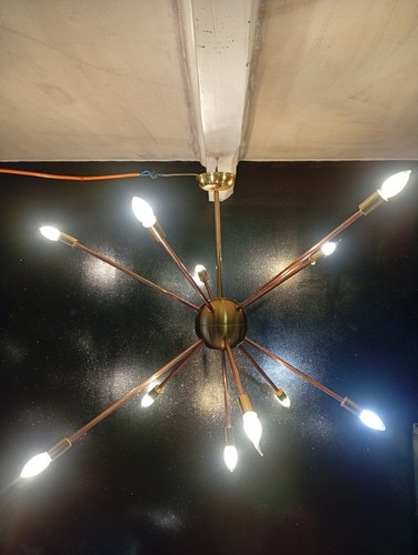 Lustre spoutnik laiton - laiton, cuivre