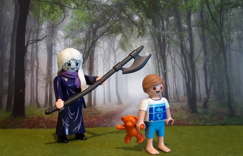 Playmobil halloween sorciere - halloween,