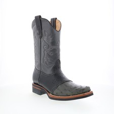 King Exotic Ostrich Saddle Mid