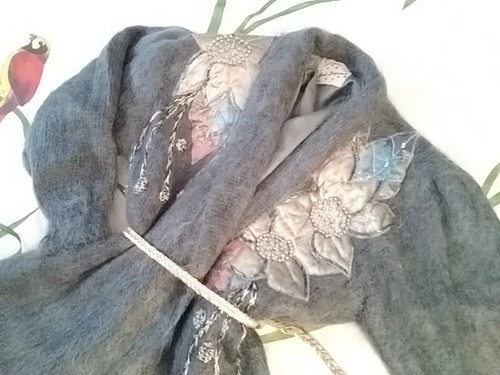 Superbe gilet mohair vintage - gilet,