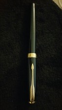 Stylo Plume 18K Parker Sonnet Premier Noir Attributs Or Fountain Pen Gold nib 