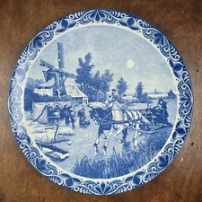Grand plat Delfts Blauw XL