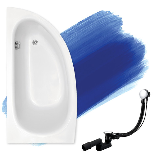 Baignoire bain angle 150x70 - d'angle,