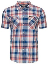 Lee Homme Chemise Ouest Slim Fit Manches Courtes Paprika TAILLE S DH011 MM 09
