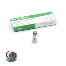 Fusible verre 5x20 - Temporisé 250mA/250V (10 Fusibles)