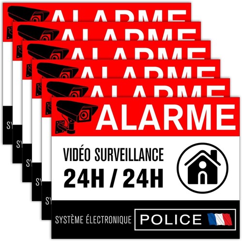 Lot autocollant alarme - lot,