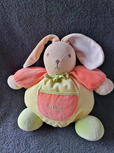Doudou peluche lapin boule - peluche,