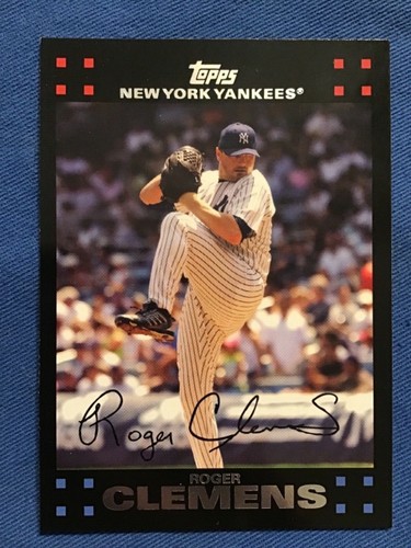 Roger clemens 2007 topps - 2007,