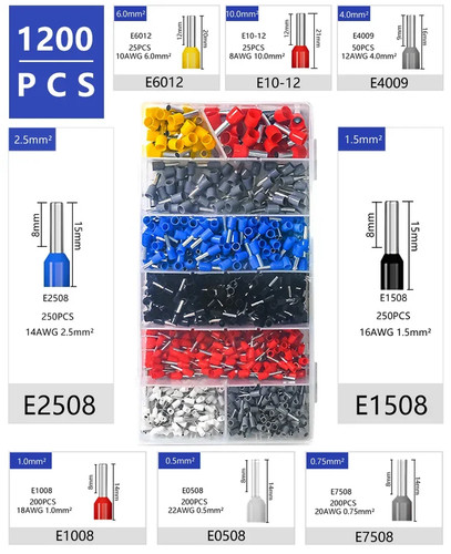 Kit 1200 embouts sertir - sertir, fil