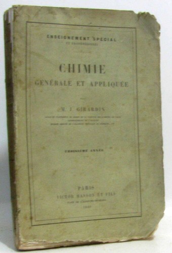 Chimie générale - , et