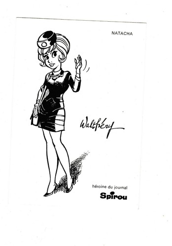Walthery carte postale natacha - carte,