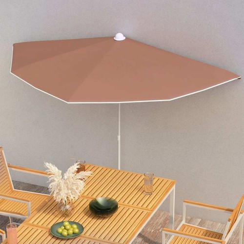 Garden half parasol - parasol, with