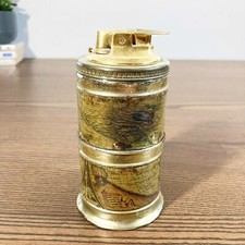 Vintage globe lighter card antique 60s | decorative object office style cabinet