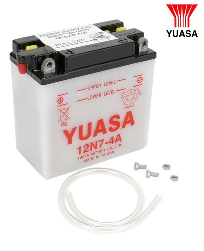 Batterie yuasa y12n7 - batterie, y12n7-4a