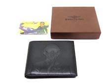 Breitling montres S.A Original Mens Wallet Pilot relief  & Name tag