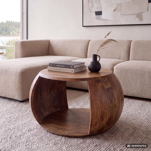 Table basse manguier bois