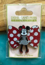 Pin’s Minnie Mouse Pois Noeud Collection Parisienne Disneyland Paris Disney