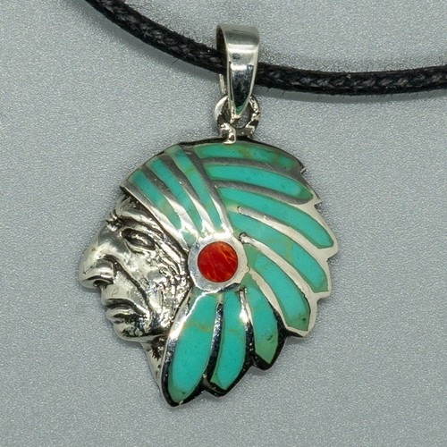 Pendentif argent 925 indian - en,