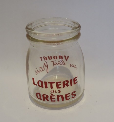 Ancien pot yaourt laiterie - ancien,