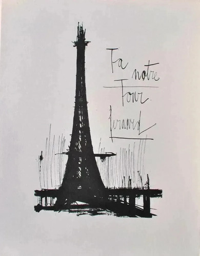 Bernard buffet gravure notre - bernard,