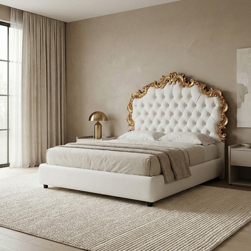 Lit matrimonial baroque - lit,