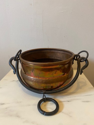 Ancien chaudron marmite en - chaudron, /