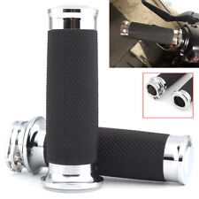 1" Handlebar Hand Grip Fit for Harley Bobber Chopper Sportster XL1200 883 Dyna