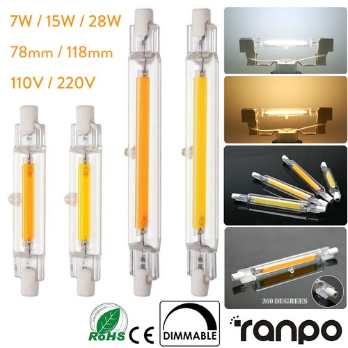 Variation r7s led verre - r7s,
