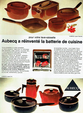1970 Aubecq Advertising 0822 Advertising Ad Reinvents Cookware