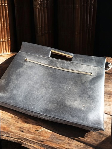 Sacoche ancienne cuir - sacoche,