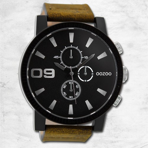 Oozoo cuir montre hommes - oozoo,