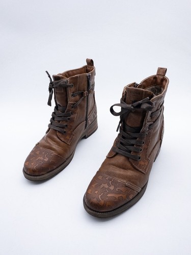 Mustang bottines lacets - bottines,