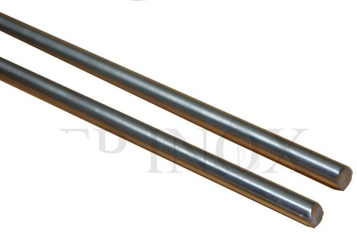 Tube 8mm brossé rond plein - 8mm,