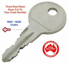 Thule Roof Rack Key & Ski Rack Keys "N" Series Replacement Key N001 To N200