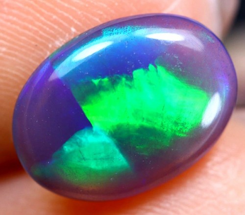 Opale noire 11x8mm 100 - noire,