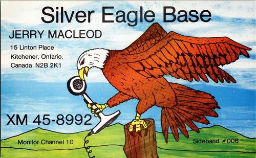 Vtg 1980s radio qsl post - 1980s,