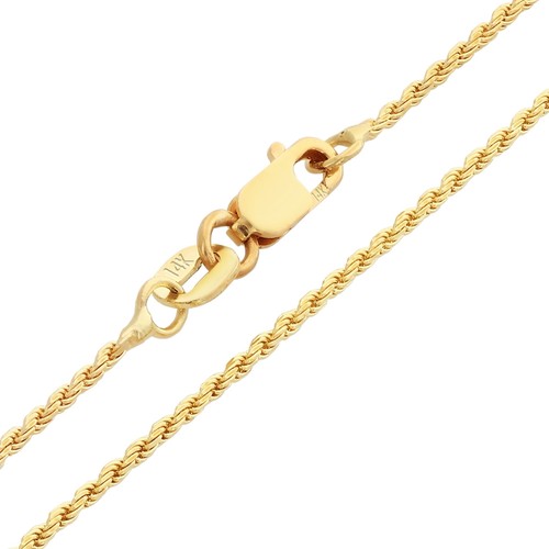 14k jaune massif femmes - jaune,