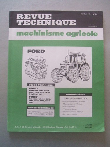 Revue technique tracteur - revue,