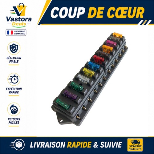Boîte fusibles voies - 12,