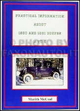 1930 1931 Ford Modèle A Coupe Parties Restauration Et Identification Guide