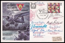 SECRET ARMY CAST Signed Armee Secrete Louvain RAF Escaping Society Cover
