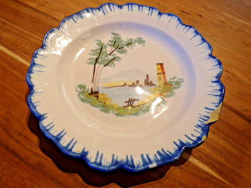 Plat faïence ancienne - faïence,
